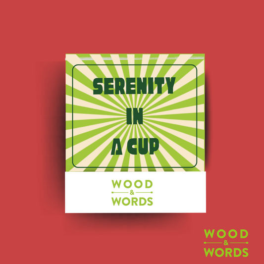 Serenity in a cup Edition Matchbook
