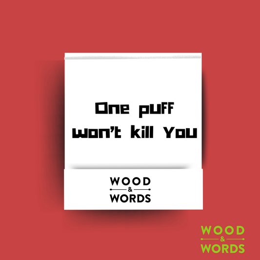 One Puff Edition Matchbook