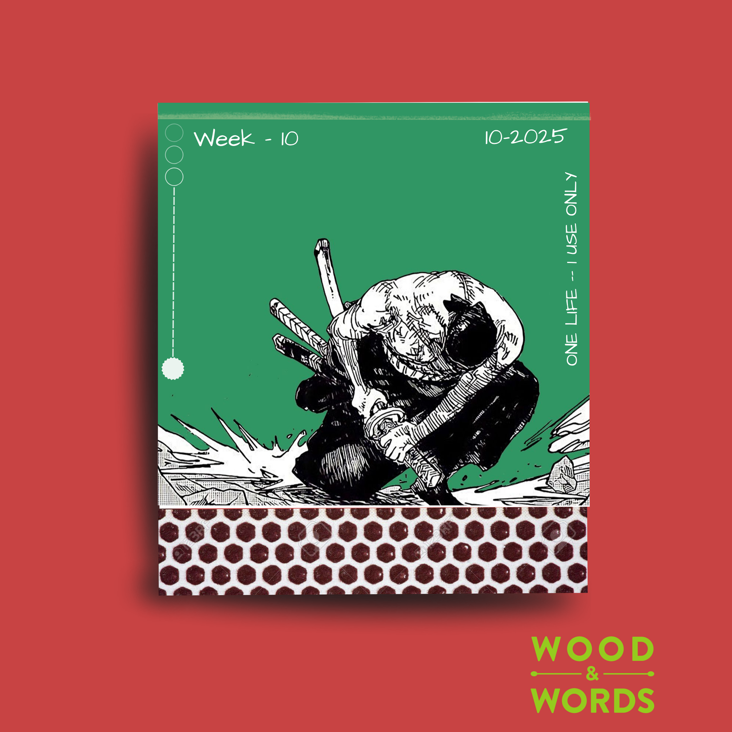 Zoro Green Anime Edition Matchbook