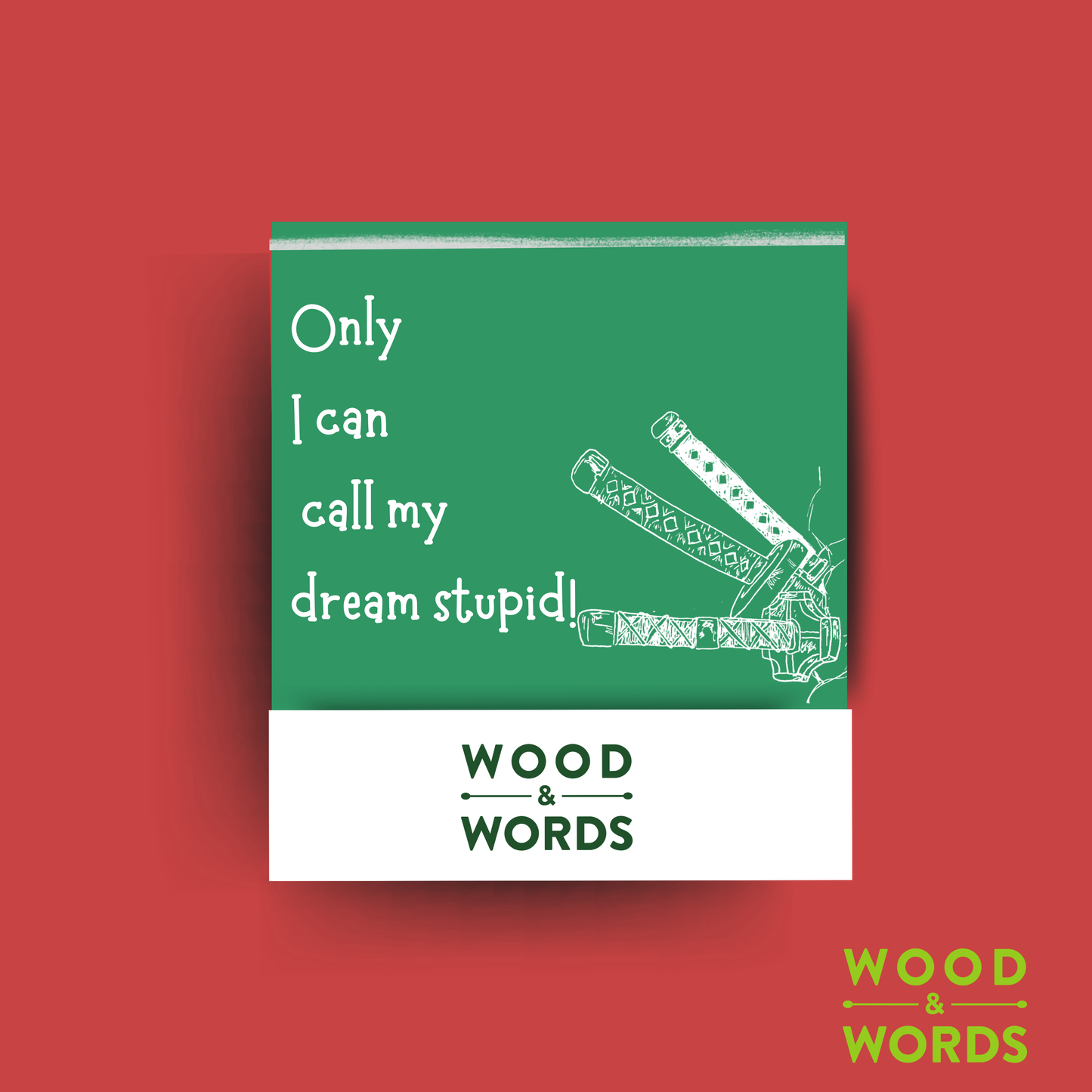 Zoro Green Anime Edition Matchbook