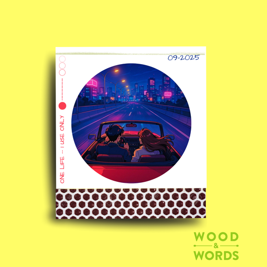 Not every journey needs a map Edition Matchbook